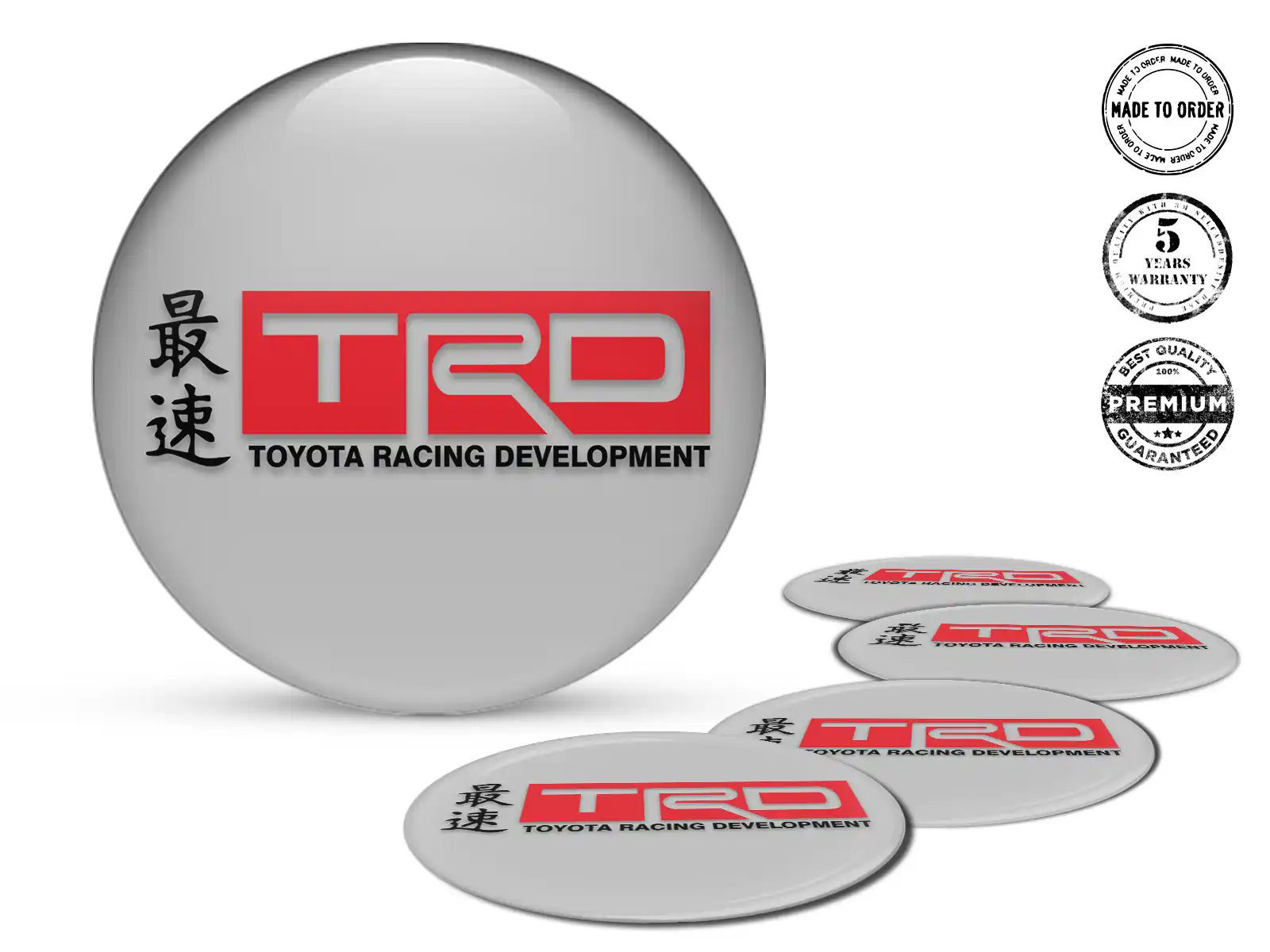 Toyota TRD Insignia Rueda Limitada Vector Deriva Cósmica
